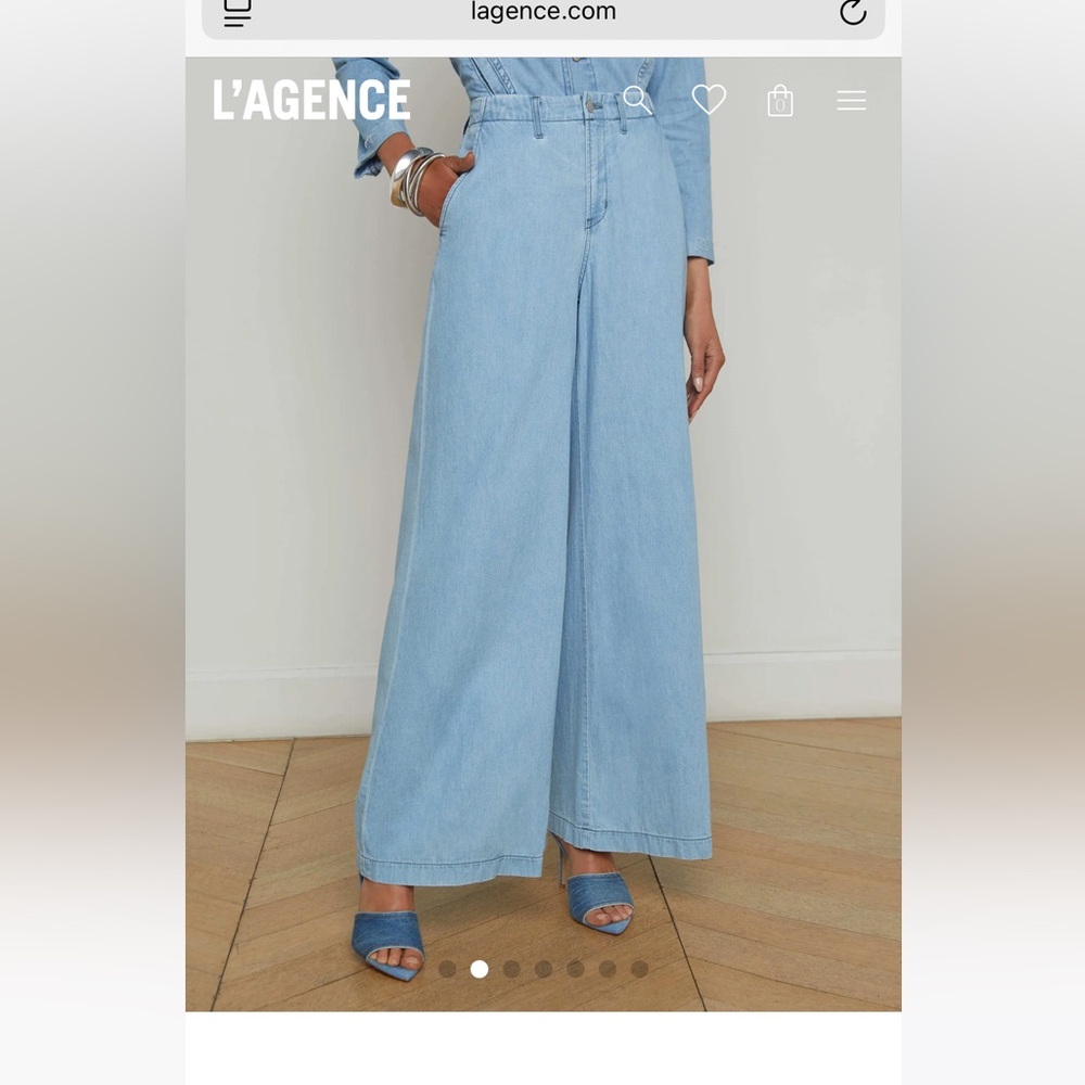 L'AGENCE Runa Wide-Leg Jean - Picture 3 of 10